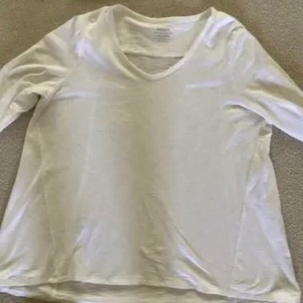 Chicos white tunic top size 3